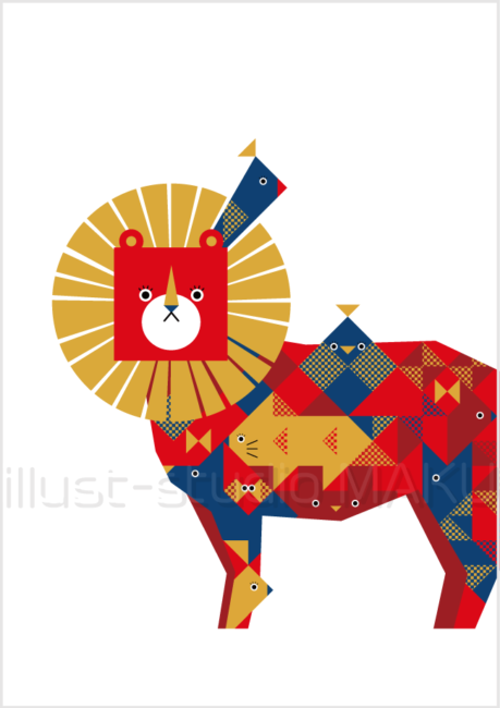 書籍「ANIMAL2021」（出版社／ artbook 事務局）に掲載されたイラスト